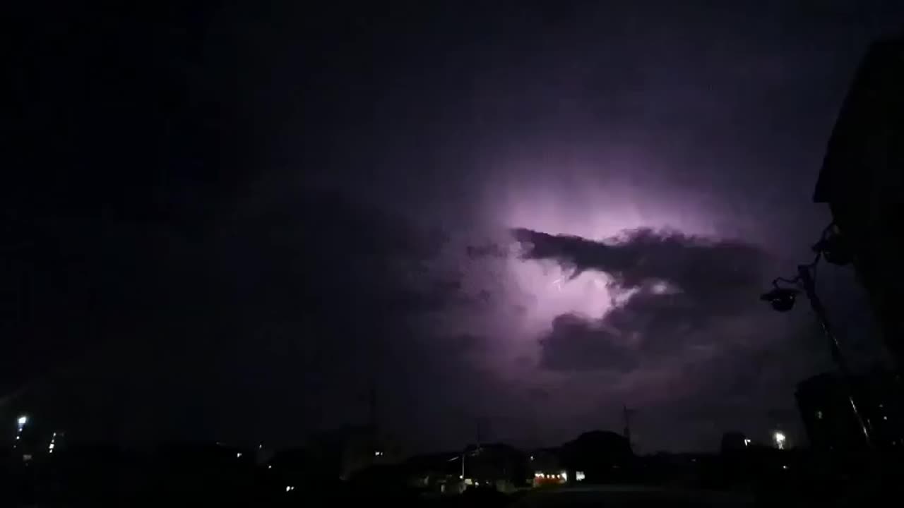 thunderstorm video