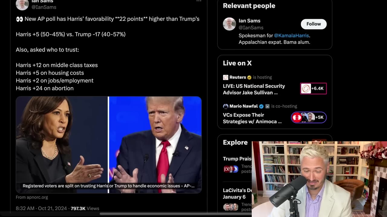 BOMBSHELL: MASSIVE Kamala Polling Spells DOOM For Trump _ The Kyle Kulinski Show