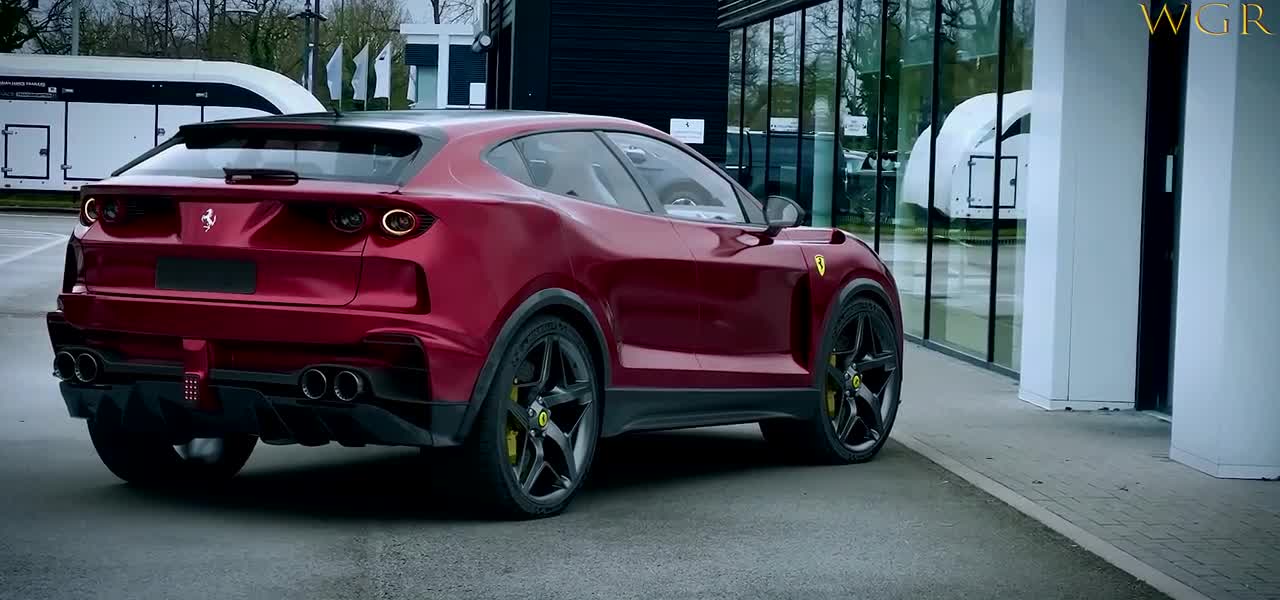 New 2023 Ferrari purosangue spot SUV