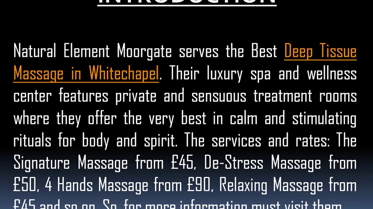 Best Sports Massage in Whitechapel