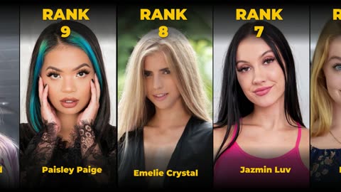 THE TOP 20 NEWBIES PORNSTARS 