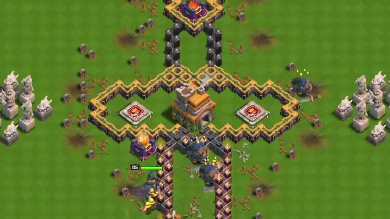 Dark king challenge | Easy 3 star clash of clans