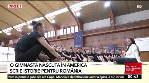 O gimnastă născută în America scrie istorie pentru România