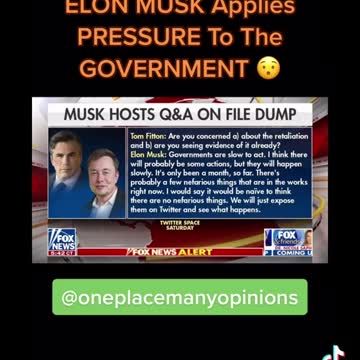 Elon answers Tom Fittin's question.