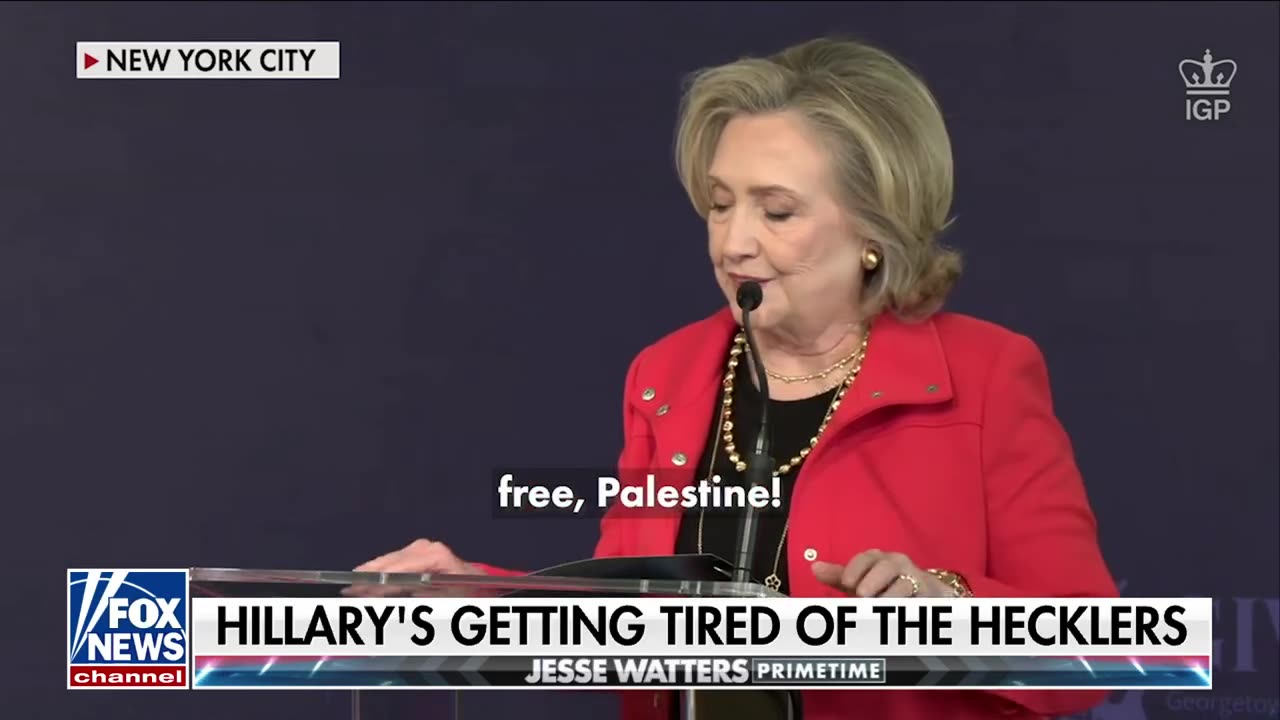 Protesters Call-Out Hillary Clinton At Columbia