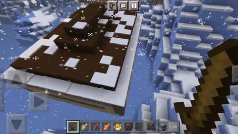 Cabin house on Ice Biome