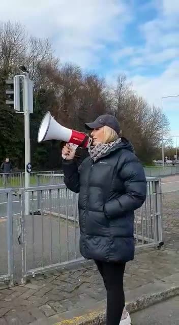 Brave Irish lady speaks about her concerns.
