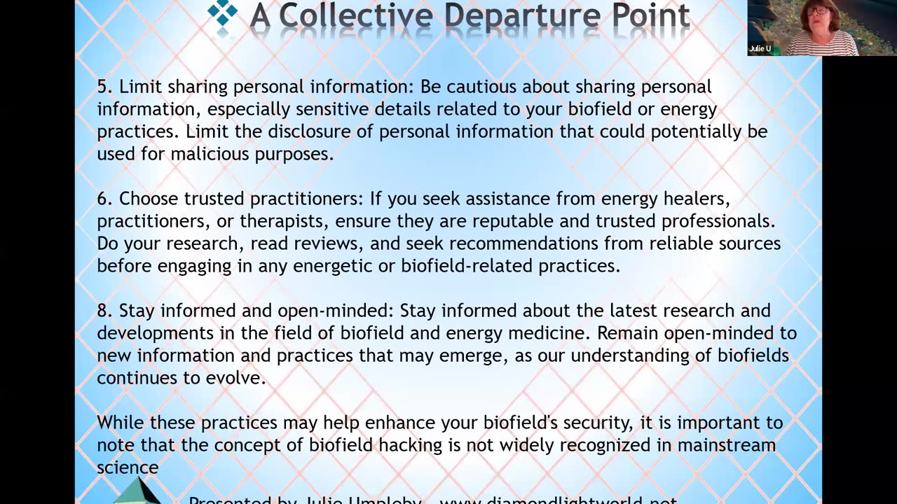 A Collective Departure Point