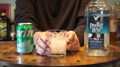 Parrot Bay 90 proof Coconut Rum & Sprite Chill Cherry Lime Soda