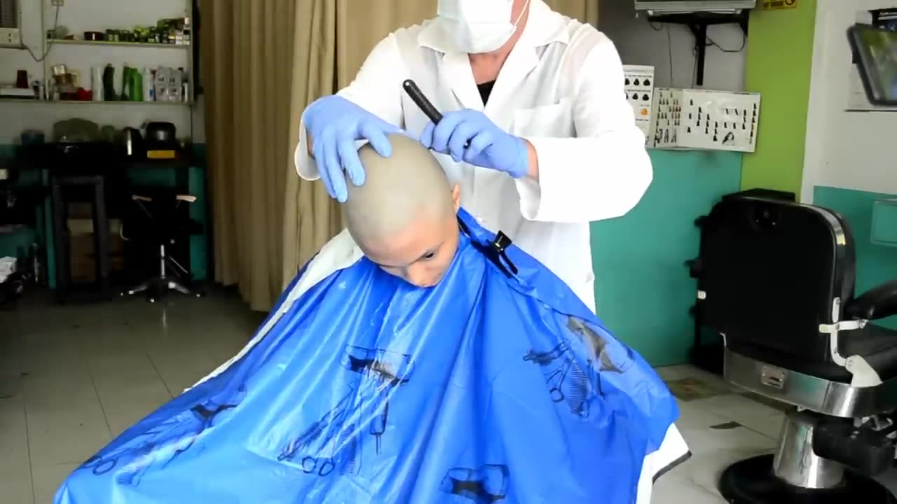 Punished Girls Head shave