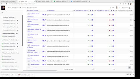 Overriding Scores in QooARX Moodle