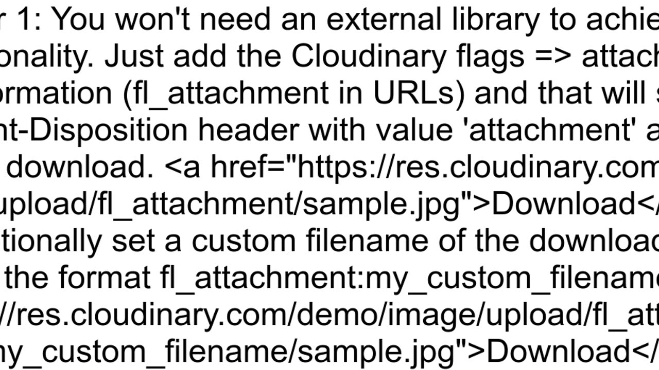 Download image from cloudinary url