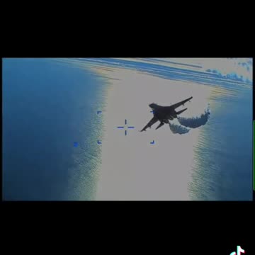 Russian SU-27 downs USA Q9 Reaper drone.