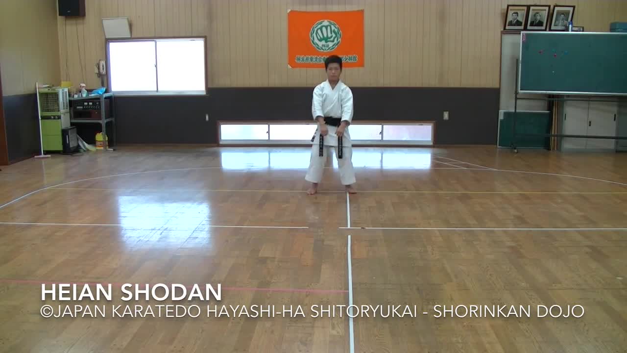 Heian Shodan - Japan Karatedo Hayashi-ha Shitoryukai