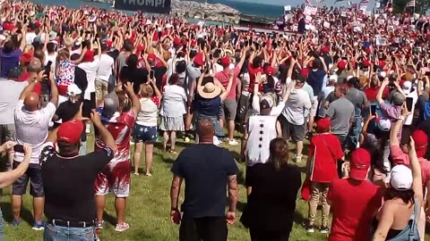 TRUMP RALLY RACINE 6/18/24 VIDEO 17 #Trump24