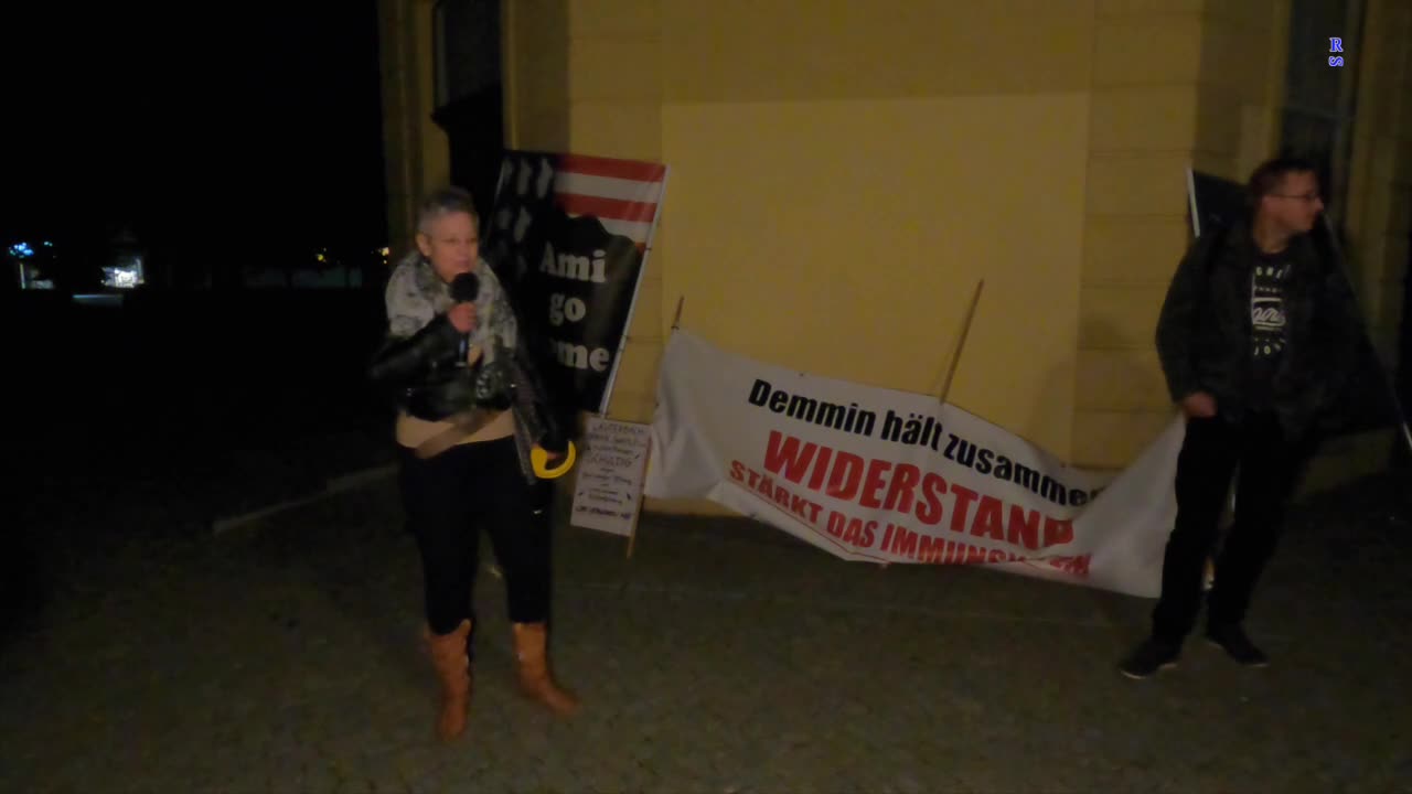 Demmin - Redebeitrag von Sylvia 06-10-2022