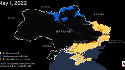 Ukraine front line map timeline