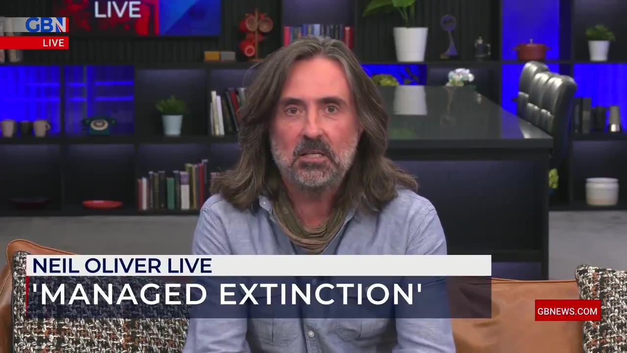 Neil Oliver It isn't depopulation, or population decline, it is a managed extinction.