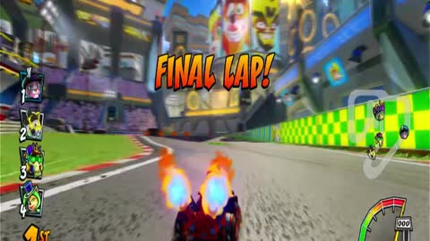 Turbo Track Nintendo Switch Gameplay - Crash Team Racing Nitro-Fueled