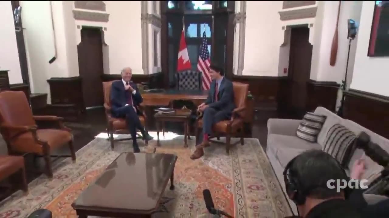 Joe Biden Meets With Justin Trudeau