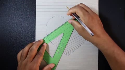 How to Draw a 3D Hole Heart Shape - Pencil Drawing Step by Step