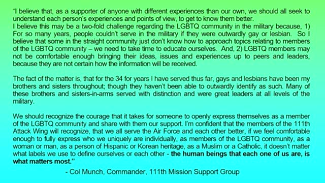 111th ATKW diversity working group host LGBTQ roundtable.