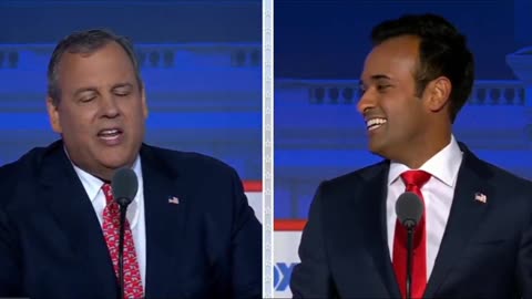 Vivek is a man. Chris Christie is a fat little boy. #Vivek2024