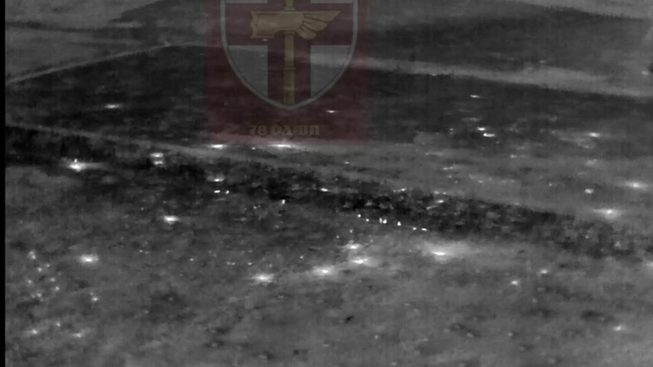 ‼️ Footage of a night hunt for Russian stormtroopers
