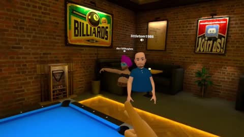 VR METAVERSE POOL. Funny