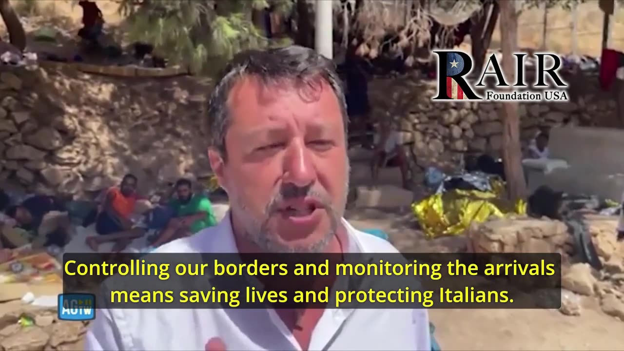 Italy's Salvini Broadcasts the Consquences of EU's Lucrative Migrant Invasion