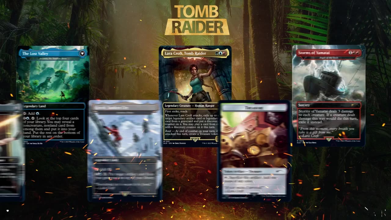 Tomb Raider x Magic_ The Gathering - Official Secret Lair Crossover Reveal