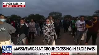 Overwhelming Number Crossing Boarder Today! Why The Increase?? 11/8 My Guess!!