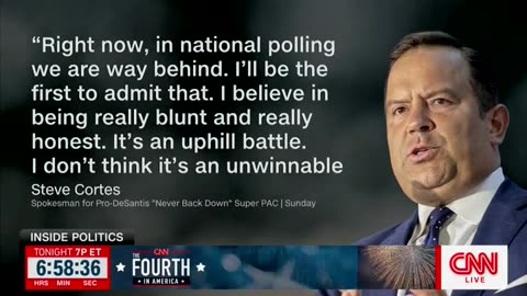 Did Steve Cortes get DeSantis’ permission to tell the truth about his crashing campaign?
