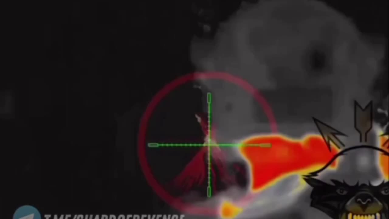 Must-See Footage from the Thermal Imager of a Ukrainian Sniper