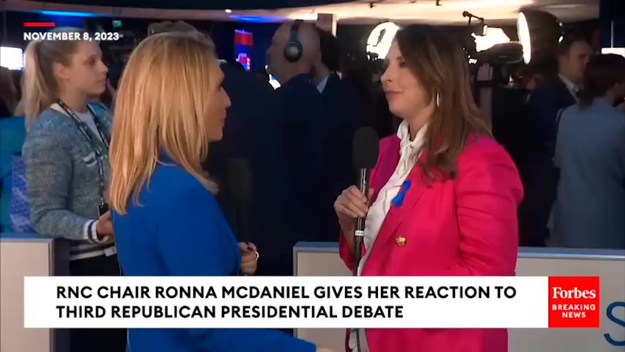 Ronna McDaniel Asked Point Blank About Vivek Ramaswamy's Attacks On Her In Third Republican Debate