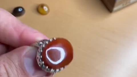 حرق حجر العقيق Burning agate stone