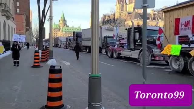 The trucker protest in Ottawa, Canada continues onto day 4