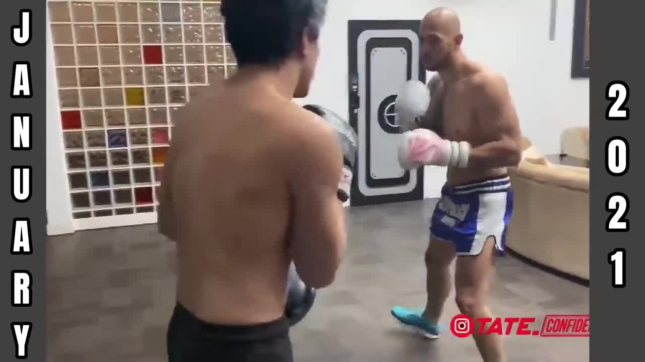 12 Minutes STRAIGHT Of Andrew Tate Boxing Luc