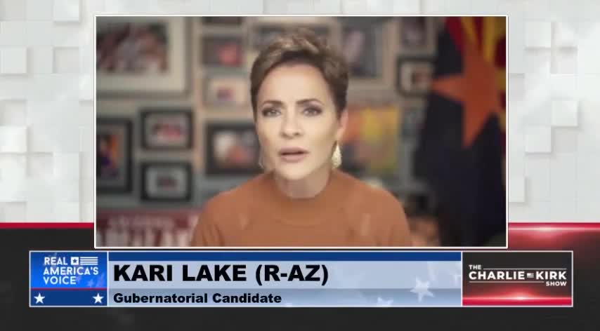 WATCH: Kari Lake joins Charlie Kirk to offer the Latest Election Updates in Arizona