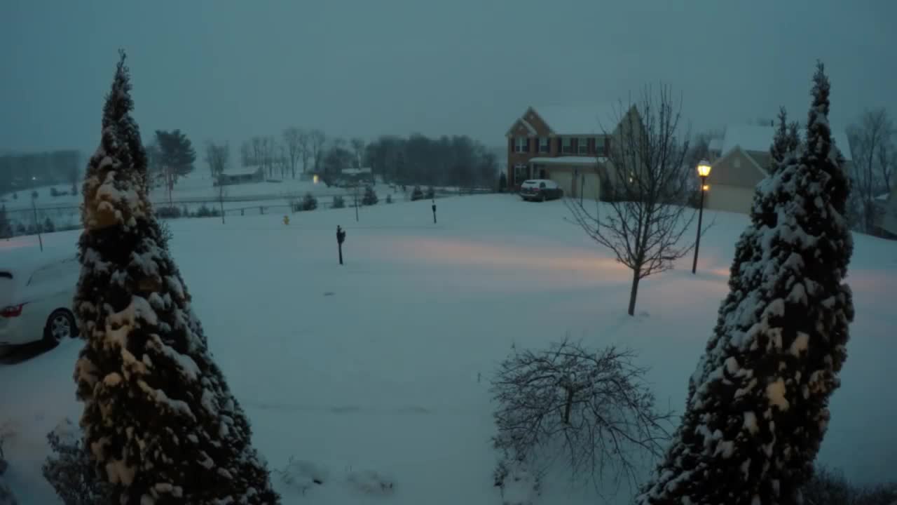 Snowzilla TimeLapse - Urbana, Maryland