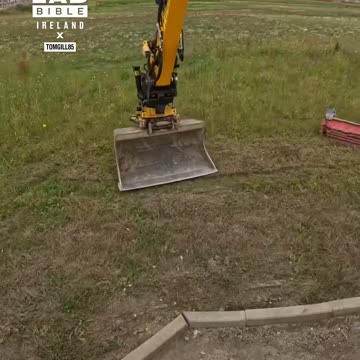 Removing old kerbs with heavy machinery! 🚜