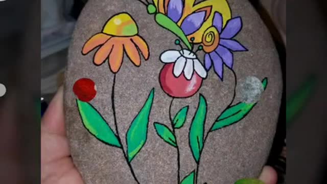 latest DIY pebble painting ideas new rock pebble craft ideas