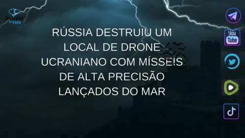 Rússia destruiu um local de drone