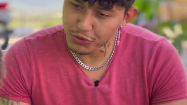 He looked up at god