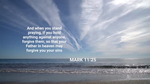 Mark 11:25 Bible Verse of the Day