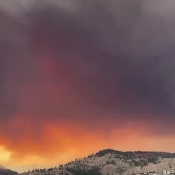 Kelowna wild fire out of control