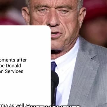 Robert F. Kennedy Jr. Exposes Big Pharma's Deception!