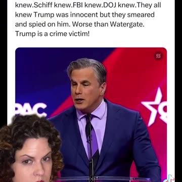 Tom Fitton on Obama and everyone knowing Russian hoax was fake.