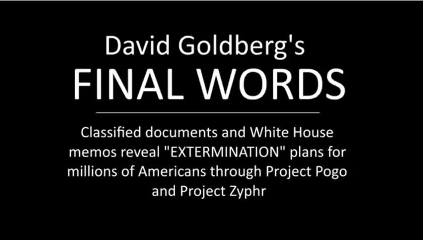 Final Words - David Goldberg