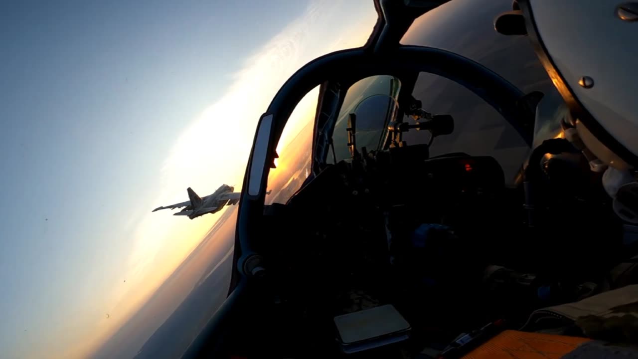 Incredible Footage from Ukrainian Su25 Pilots